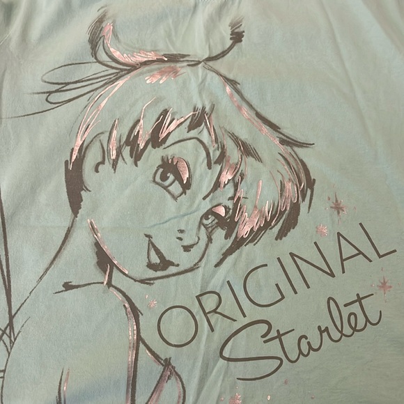 Disney Tinkerbell short sleeve top  - size XL - Picture 3 of 4